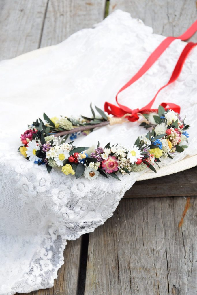 coroncine di fiori